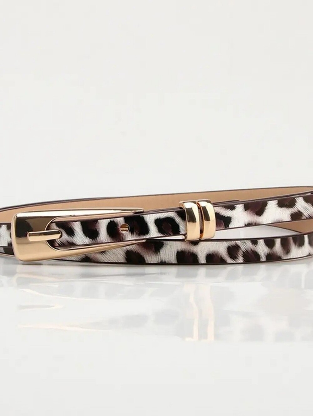 Leopard Thin Belt
